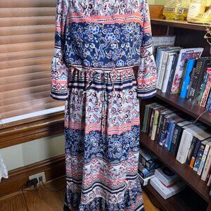 Eliza J Off-the-Shoulder Maxi Dress